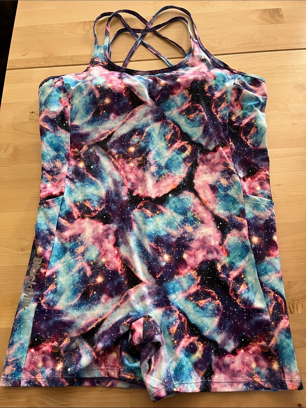 Blackmilk galaxy workout gear, size XXL